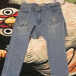 Levi's Light Blue Distressed Jeans
